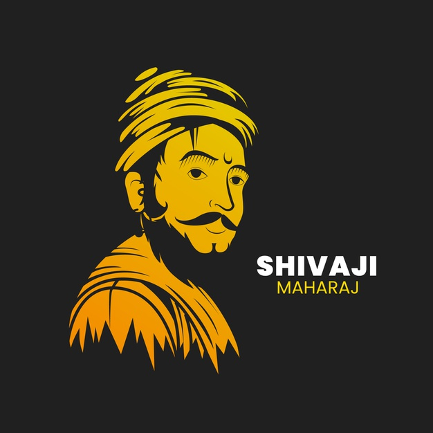 Happy shivaji jayanti concept, template, banner, logo design, wall mural •  murals web, warrior, unit | myloview.com
