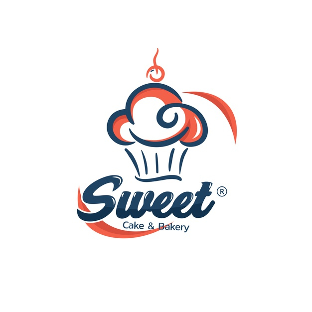 Sweet Cake Logo. Cup Cake Shop Logo Design Vector Stock Vector -  Illustration of food, icon: 221191143