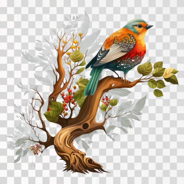 bird branch png