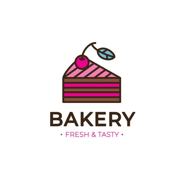 Beautiful And Minimalist Cake Line Art Logo Design With Script Text Stock  Illustration - Download Image Now - iStock