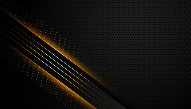 Free Vector  Premium black and gold lines abstract
