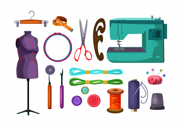 tailoring tools clipart downloads