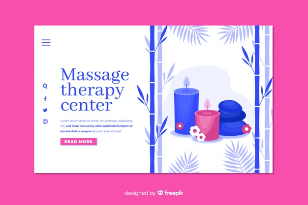 Free Massage Therapy Center Landing Page Nohatcc