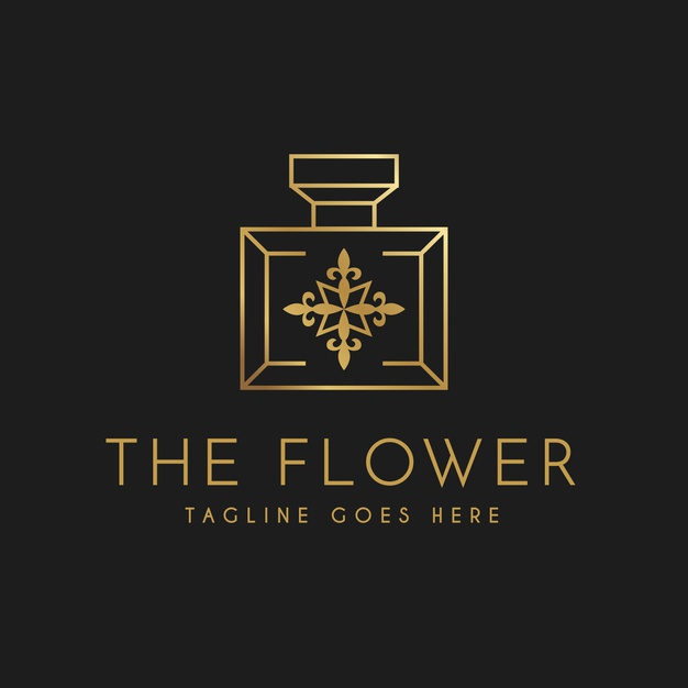 Free Vector, Luxury perfume logo collection concept