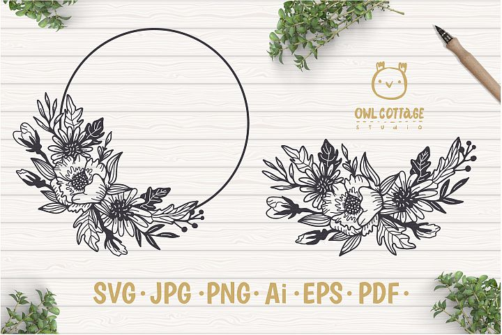 Rose Wreath - SVG & Me