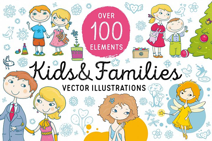 Sticker kids Vectors & Illustrations for Free Download