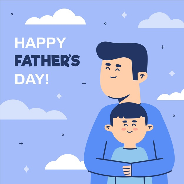 Free: Happy father and lovely son being together Free Vector - nohat.cc