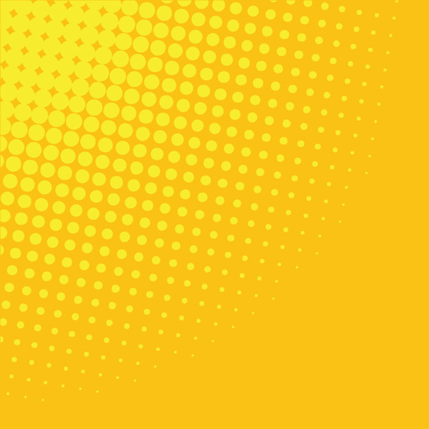Free: Yellow gradient halftone background Free Vector 