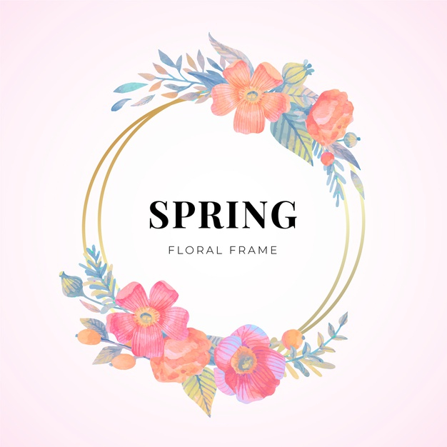 blooming,vegetation,bloom,lovely,season,beautiful,blossom,natural,flat,colorful,celebration,spring,cute,nature,flowers,floral,watercolor,frame