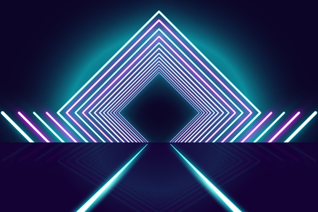 Free: Neon lights background concept Free Vector 