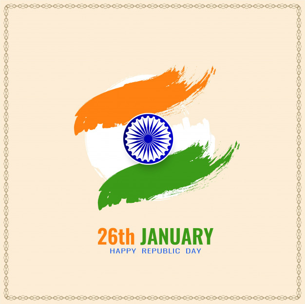 Free: Elegant indian flag background for republic day celebration Free  Vector 