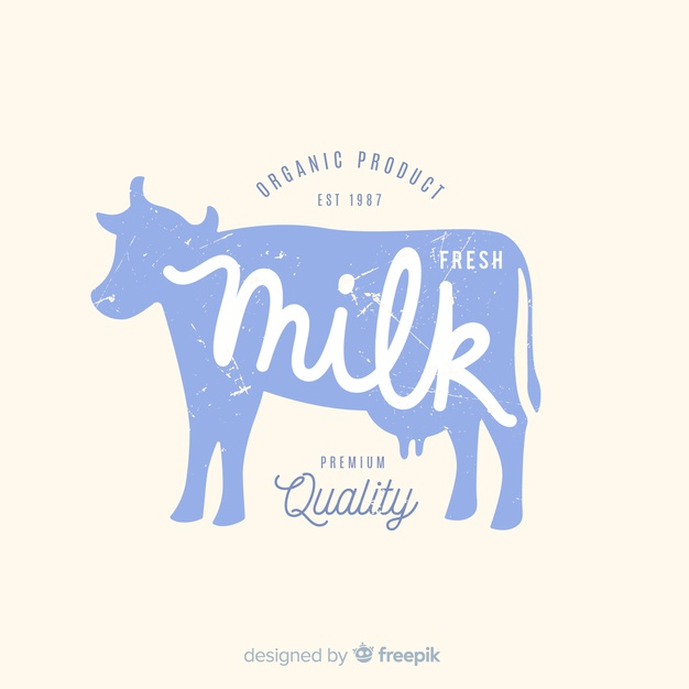 Vector Fresh Milk Logo Dairy Products Packaging And Advertising Fresh  Organic Meat Farmer Products Logotype Concept Icon Stock Illustration -  Download Image Now - iStock
