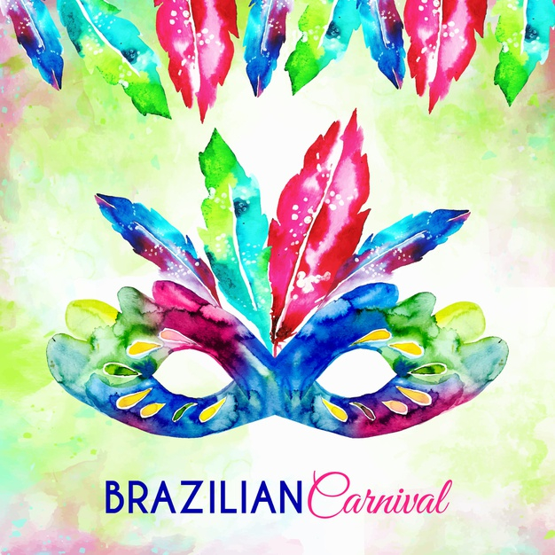 brazilian,mystery,festive,entertainment,feathers,masquerade,brazil,celebrate,carnaval,mask,carnival,event,holiday,festival,colorful,celebration,party,watercolor