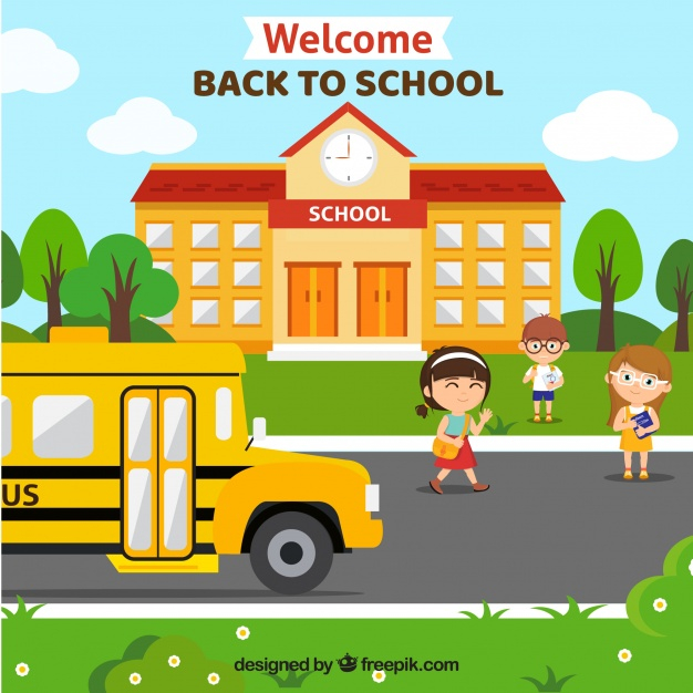 lessons,educate,facade,courses,school bag,academic,teachers,teaching,school bus,back,backpack,learn,class,creativity,college,flat design,students,flat,bag,study,bus,back to school,science,student,education,design,book,school,background