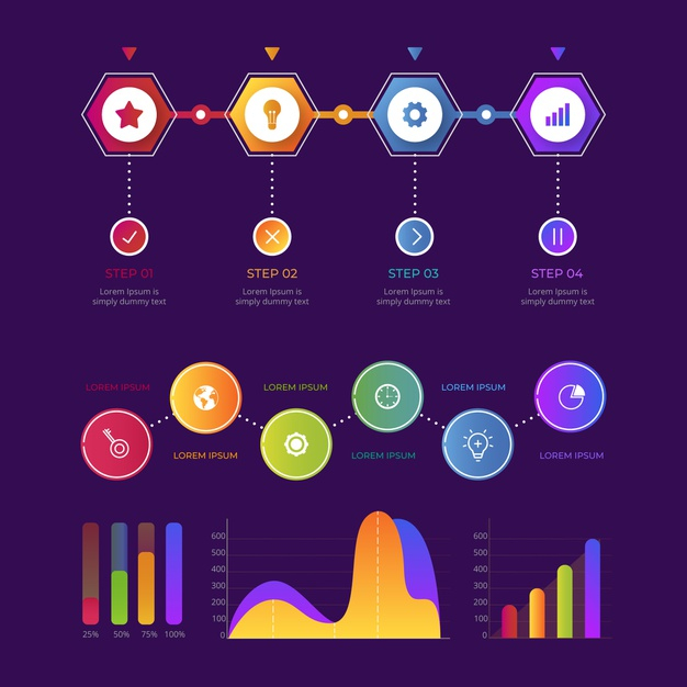 concept,style,charts,statistics,graphics,info,information,data,gradient,template,design,infographic