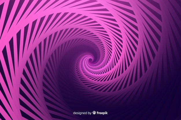 Free: Optical illusion background flat style Free Vector 