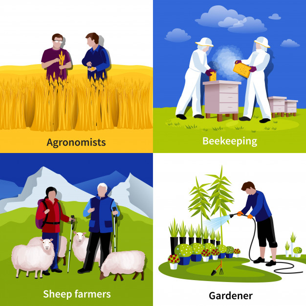 agronomist,cattleman,beekeepers,herder,tend,cultivation,pasture,watering,livestock,shepherd,crop,hive,gardener,cattle,pictures,rural,meadow,set,countryside,wool,lamb,gardening,land,outdoor,field,growth,mountains,ecology,farmer,environment,agriculture,sheep,meat,organic,plant,wheat,flat,clouds,garden,icons,landscape,sky,nature,man,design,business,background
