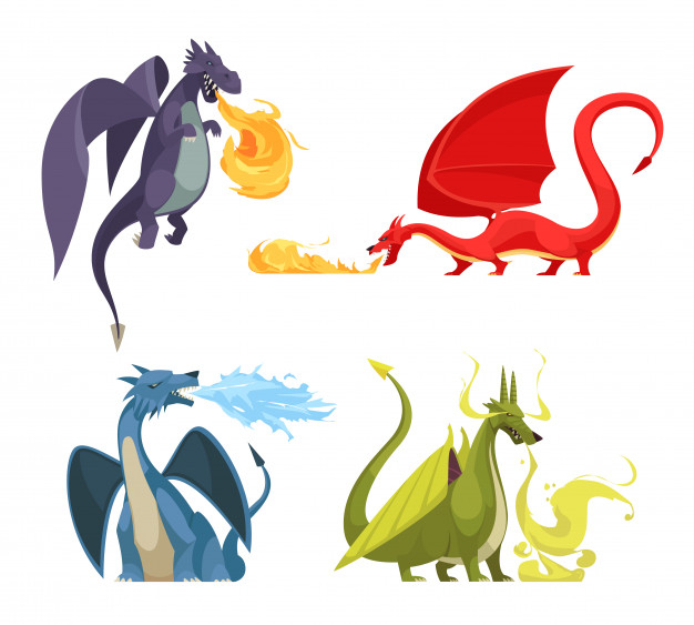 cruel,mythical,creature,myth,weird,isolated,breathing,legend,favorite,reptile,beast,folklore,strength,set,ancient,collection,scary,mascot,classic,funny,power,wing,monster,japanese,flat,dragon,kid,chinese,fire,animal,character,children,abstract