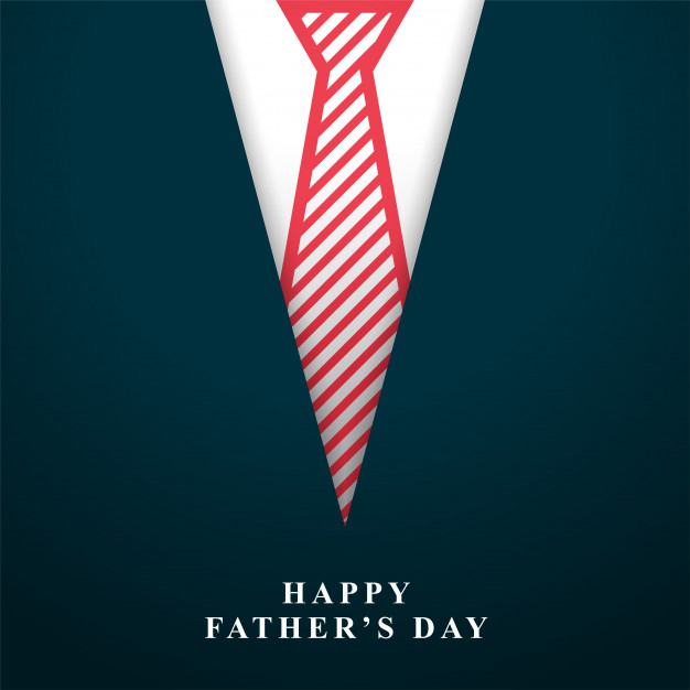 Free Vector  Happy father's day greeting card background