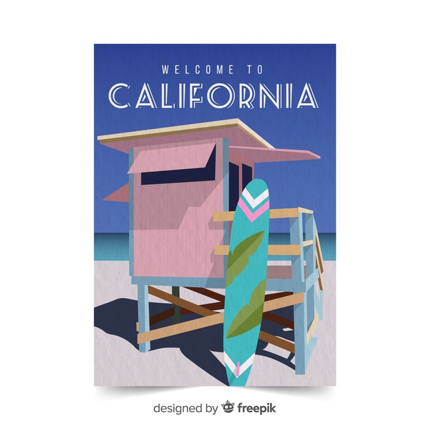 ready to print,attraction,ready,famous,promotional,california,tourist,journey,beautiful,ad,print,tourism,leaflet,marketing,world,retro,template,travel,poster,flyer