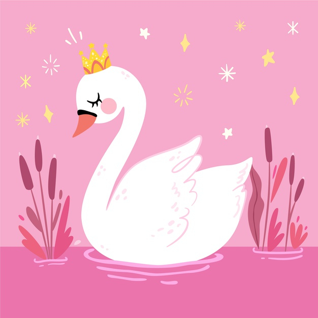 graceful,elegance,swan,style,lake,princess,plant,elegant,cute,animal,bird,crown,design