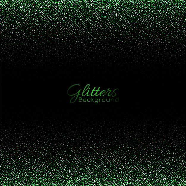 Free: Decorative green glitters sparkle background Free Vector 