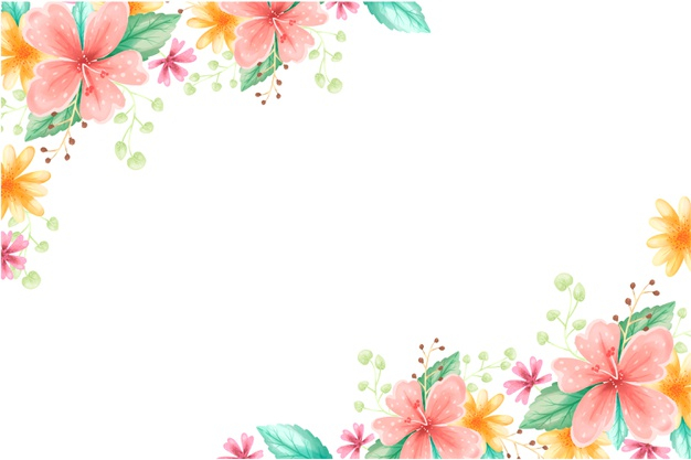 Free: Watercolor flowers background in pastel colors Free Vector 