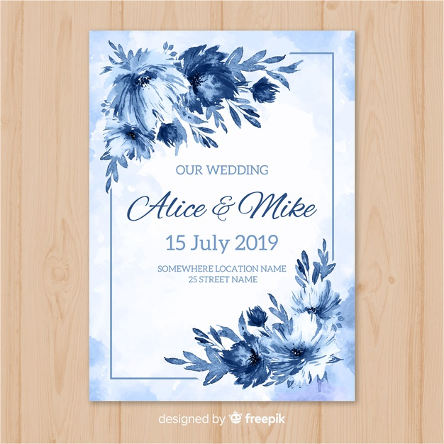 wedding invitation templates free download