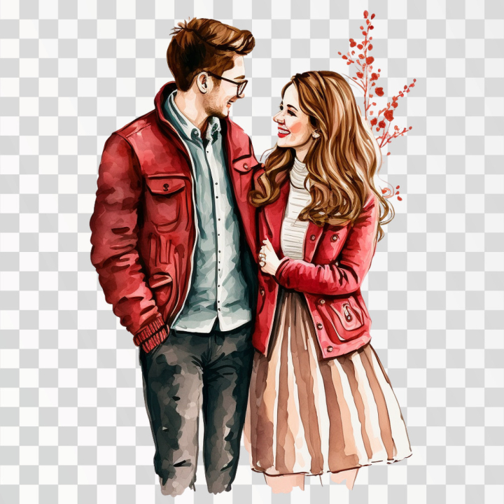 couple png,valentine,png,love,people,cute,drawn,white day,couple clipart,heart