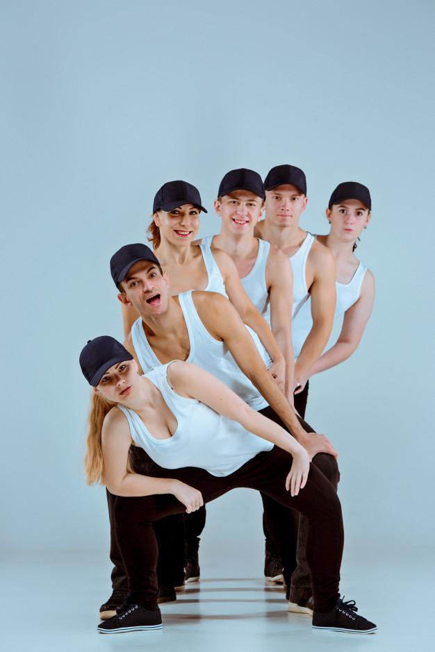 The Group of Modern Ballet Dancers Stock Image - Image of energy, artist:  66471369