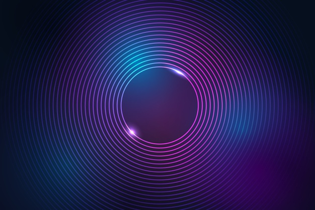 Free: Neon lines background in abstract style Free Vector 