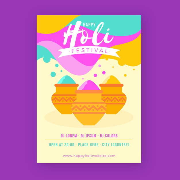 ready to print,ready,hinduism,tradition,cultural,religious,festive,holi,print,fun,flat,event,festival,india,celebration,template,poster,flyer