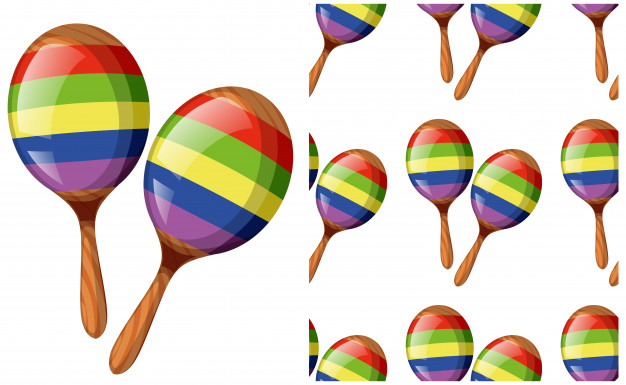 muscial,repeats,arrangment,wrapping,isolated,maracas,set,instrument,musical,theme,seamless,group,white,cartoon,paper,music,pattern