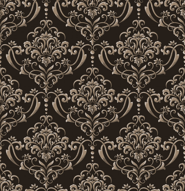 Free: Damask seamless emboss pattern background. classical luxury old  damask ornament, royal victorian seamless texture . vintage exquisite  floral baroque template. Free Vector 