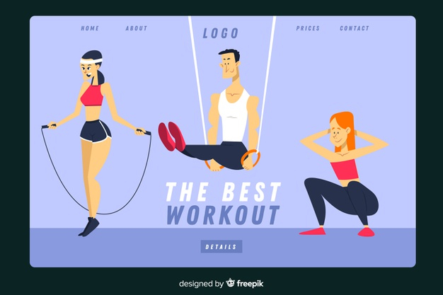 Sport Exercises At Home Concept Stock Illustration - Download