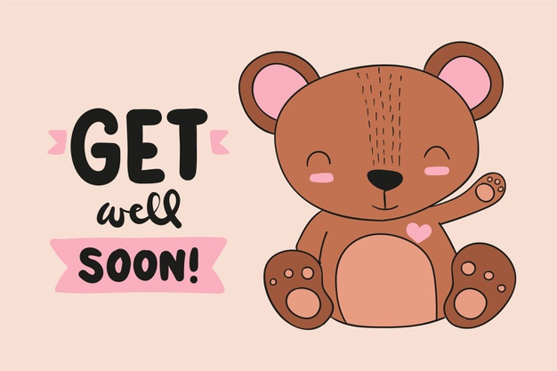 20+ Get Well Soon Teddy Bear Illustrations, Royalty-Free Vector