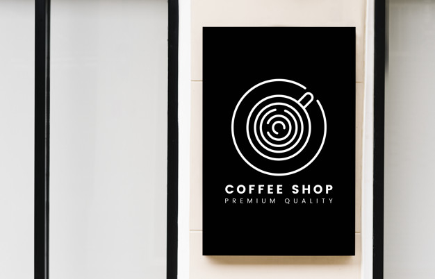 shopfront,mounted,promoting,coffee house,front,advert,commercial,showcase,cafe logo,signage,ads,house logo,minimal,urban,coffee shop,coffee logo,brand,display,psd,black and white,frames mockup,logo mockup,branding,restaurant logo,modern,store,corporate,white,sign,wall,cafe,shop,black,marketing,restaurant,house,city,coffee,mockup,frame,logo