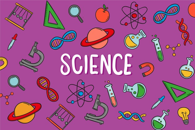 Free: Hand-drawn science education background Free Vector 