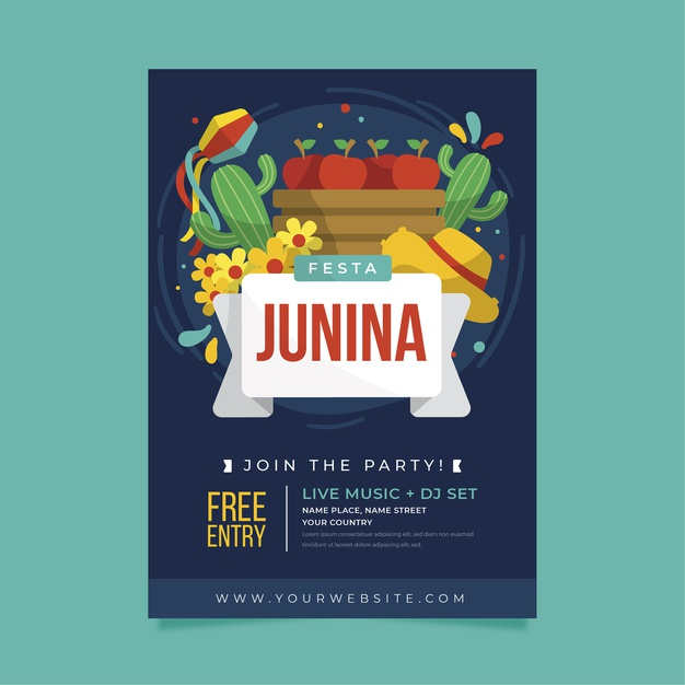midsummer,ready to print,june,brazilian,summertime,feast,ready,junina,tradition,cultural,drawn,festive,draw,traditional,culture,brazil,print,celebrate,event,festival,celebration,hand drawn,template,hand,party,poster,flyer