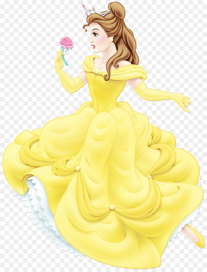 Free: Belle, Disney Princess, Walt Disney Company, Figurine, Cartoon PNG -  