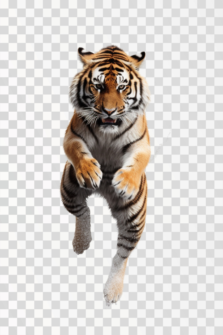 jumping tiger png
