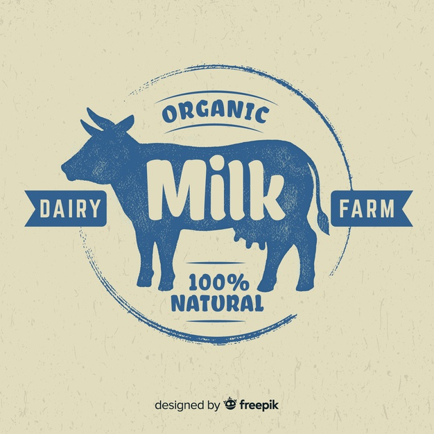 Set of different Milk product. Milk logo. Healthy drink. Lettering. Milk is  a nutritious liquid. Ecologically pure natural cow milk and dairy products.  Stock Vector | Adobe Stock
