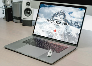 Free: Free Modern Workstation MacBook Pro Mockup mcbook pro 