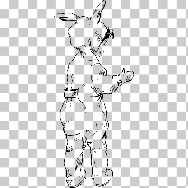 Bunny,child,clip art,clipart,clothing,costume,externalsource,svg,uspto,freesvgorg