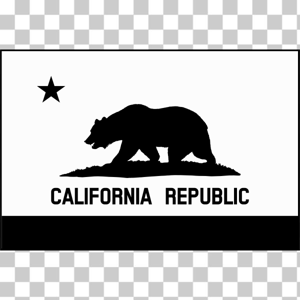 bear,california,carnivore,flag,graphics,Logo,rectangle,silhouette,star,wildlife,Grizzly bear,Brown bear,Sloth bear,misc images,svg,freesvgorg