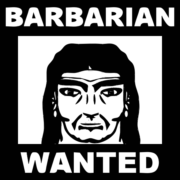 barbarian,drawing,font,graphics,head,illustration,lineart,Logo,text,black and white,Fictional character,facial hair,Photo caption,Semi-Realistic People,filter autotrace,Characters - Most Wanted,svg,freesvgorg