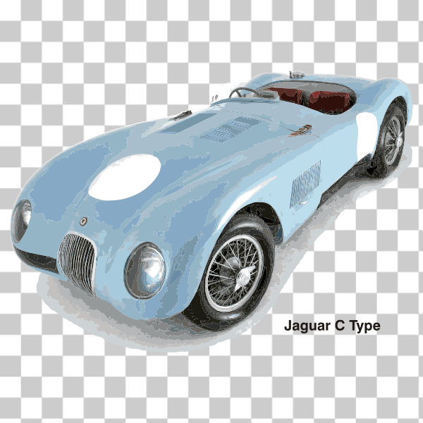 C,car,cars,coupe,jaguar,type,vehicle,Classic car,Race car,Automotive design,Sports car,Model car,Land vehicle,Jaguar c-type,1951,svg,freesvgorg