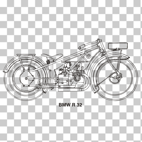 classic,drawing,historical,line-art,motorcycle,motorcycles,old,rim,vehicle,Bicycle wheel,Bicycle tire,Bicycle part,Bicycle drivetrain part,Auto part,Technical drawing,bmw,1923,svg,freesvgorg