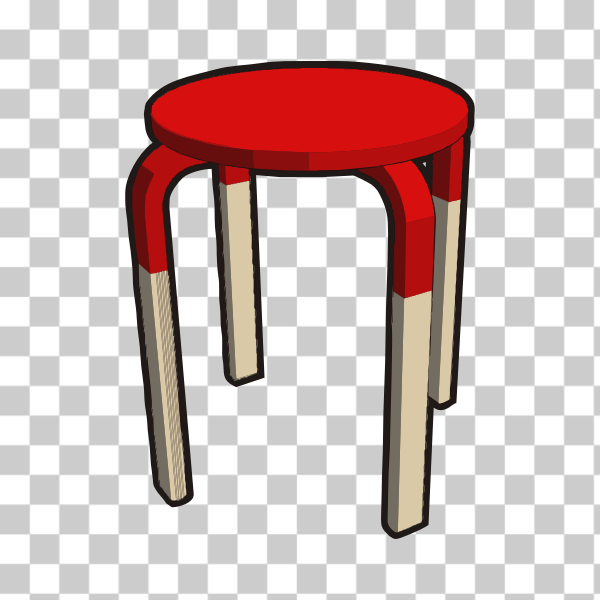 custom,furniture,half,Ikea,red,stool,table,Bar stool,frosta,svg,freesvgorg