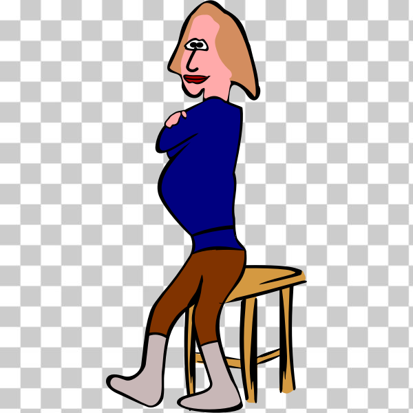 cartoon,clip-art,crutch,excercise,fitness,graphics,human,illustration,leg,people,pregnant,sitting,standing,table,woman,Electric blue,Human leg,svg,freesvgorg